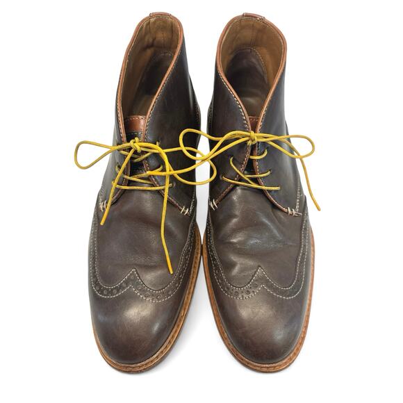 Johnston and Murphy Sheepskin Campbell Wingtip Ankle Boots Men sz 8 main image 6